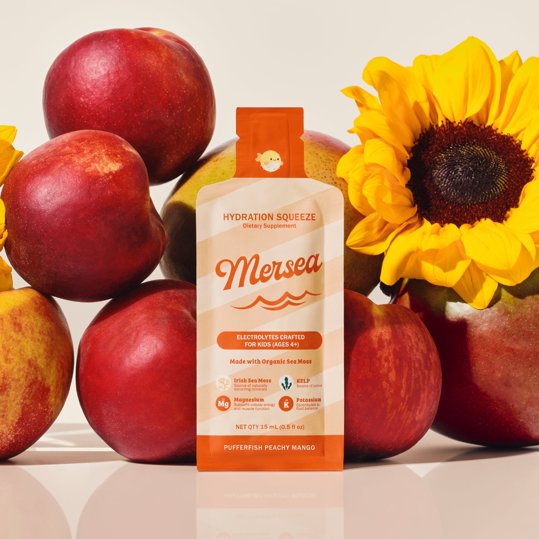 Kids Electrolyte Hydration Squeeze | Sea Moss Hydration for Ages 4