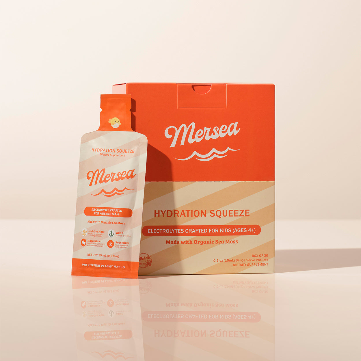 Mersea Hydration Squeeze Peachy Mango | Kids Electrolyte