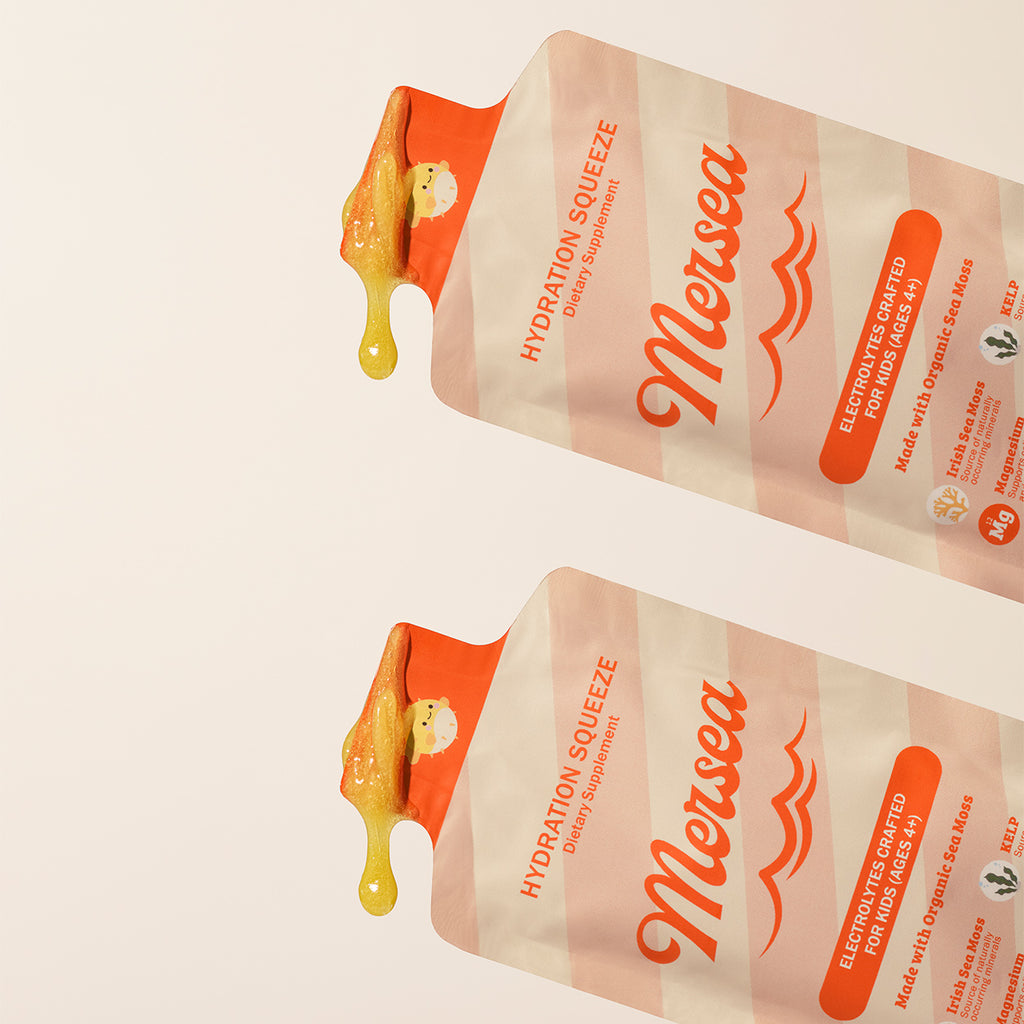 Kids Hydration Squeeze Electrolyte Gel with Organic Sea Moss